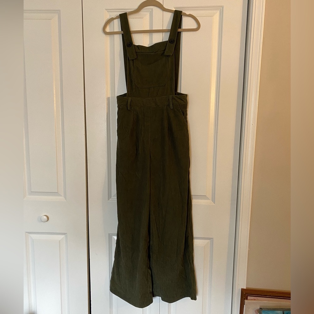 COPY - Cider Green Overall Jumpsuit
